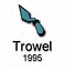 The 1995 mark is a trowel. The trowel was used by Practical Pig in the Academy Award winning 1933 cartoon, Three Little Pigs. The short was a highpoint in character development and introduced the song, "Who's Afraid of the Big Bad Wolf," which was the first hit song for Disney. 