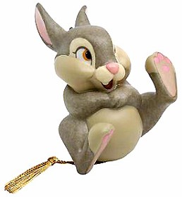 WDCC Disney Classics_Bambi Thumper Belly Laugh Ornament