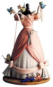 WDCC Disney Classics_Cinderella's Dress  A Lovely Dress For Cinderella