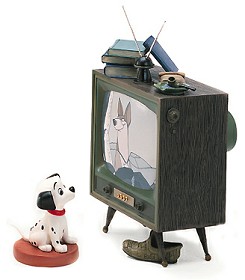 WDCC Disney Classics_One Hundred and One Dalmatians Lucky And Television