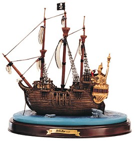 WDCC Disney Classics_Peter Pan Captain Hook Ship Jolly Roger