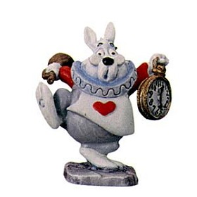 WDCC Disney Classics_Alice In Wonderland White Rabbit Miniature