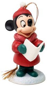 WDCC Disney Classics_Plutos Christmas Tree Minnie Mouse Caroler Minnie Ornament