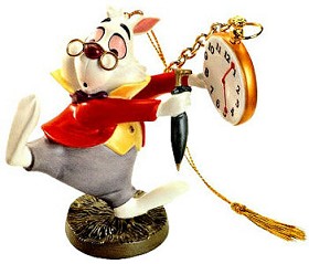 WDCC Disney Classics_Alice In Wonderland White Rabbit No Time To Say Hello-Goodbye-Ornament