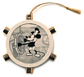 WDCC Disney Classics_Steamboat Willie Mickey Mouse Ornament