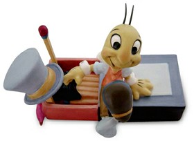 WDCC Disney Classics_Pinocchio Jiminy Cricket Let Your Conscience Be Your Guide