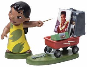 WDCC Disney Classics_Lilo And Stitch Lilo And Wagon Elvis Presley Was A Model Citizen