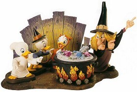 WDCC Disney Classics_Trick Or Treat Witch Hazel Brewing Up Trouble Complete Set