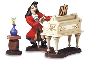 WDCC Disney Classics_Peter Pan Captain Hook And Tinker Bell Accompaniment To Betrayal