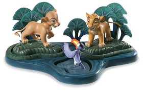 WDCC Disney Classics_The Lion King Simba Nala Zazu And Base