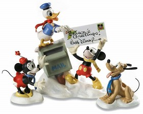 WDCC Disney Classics_Mickey, Donald, Minnie &  Pluto Merry Messengers
