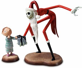 WDCC Disney Classics_The Nightmare Before Christmas Santa Jack And Timmy A Ghoulish Gift