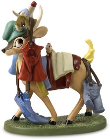 WDCC Disney Classics_Snow White Deer With Laundry Spring Cleaning