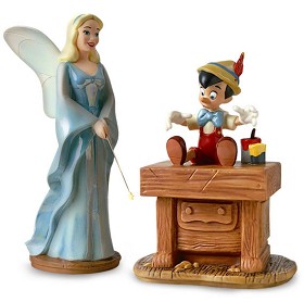 WDCC Disney Classics_Pinocchio Blue Fairy And Pinocchio The Gift Of Life Is Thine