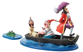 WDCC Disney Classics_Captain Hook, Mr. Smee, Tiger Lily An Irresistible Lure