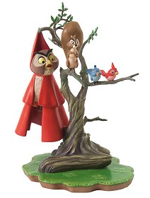 WDCC Disney Classics_Sleeping Beauty Woodland Creatures On Tree Witness To Romance