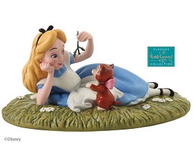 WDCC Disney Classics_Alice In Wonderland Alice And Dinah Riverbank Reverie