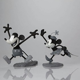 Walt Disney Archives_Mickey and Minnie B/W Maquettes 