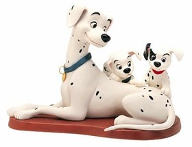 WDCC Disney Classics_One Hundred and One Dalmatians Perdita W/patch & Puppy Patient Perdita