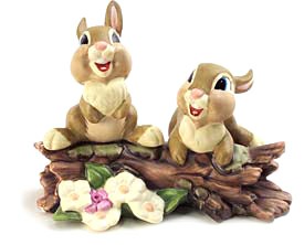 WDCC Disney Classics_Bambi Thumper's Sisters Hello, Hello There