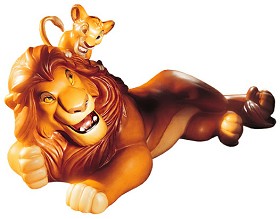WDCC Disney Classics_The Lion King Simba And Mufasa Pals Forever