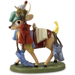 WDCC Disney Classics_Snow White Deer With Laundry Spring Cleaning